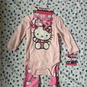 Hello Kitty Pink Infant Apparel Set